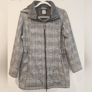 Free Country Plaid Houndstooth Jacket, Size L